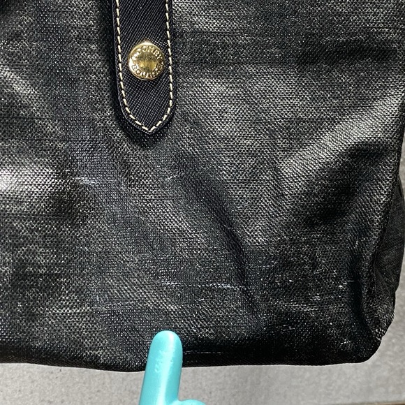 Dooney & Bourke Tote Shoulder Bag Black Old Money Minimalist Timeless Classic - Picture 14 of 16